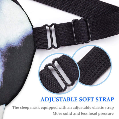 Tphon Sleep Mask for Adult Kids Boys Girls Funny Blindfolds Soft Cute Animal Sleeping Masks with Adjustable Strap for Travel Naps Shift Works Games