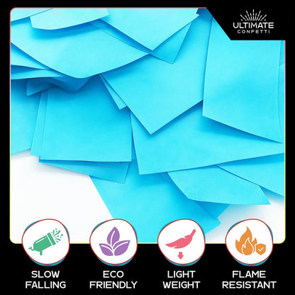 Ultimate Confetti, Multicolor Biodegradable Confetti - Rectangular Fluttering Tissue Paper Confetti for Cannon and Launcher use - Best for Holidays, Birthday, Wedding, and Parties - 1 lb, 16 oz