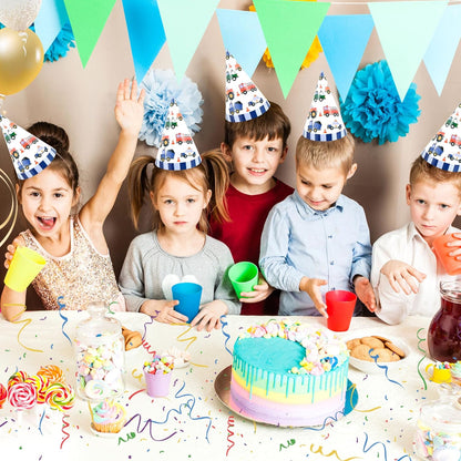 CANREVEL 12 PCS Party Hats for Adults, Party Headwear, Happy Birthday Hats, Birthday Party Decorations for Women Men