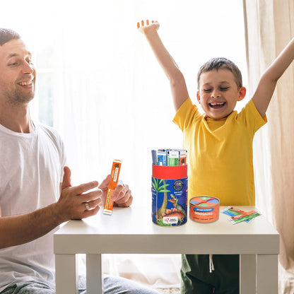 Chalk and Chuckles- STEM Scavenger Hunt Game for Kids Ages 8-12 Years, Indoor and Outdoor Activities, Fun Classroom and Family Game