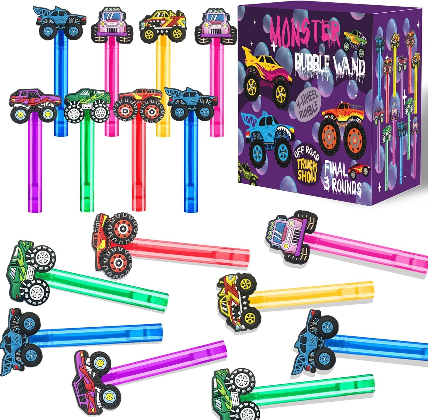 24PCS Animal Bubble Wands for Wild One Birthday Baby Shower Decorations Safari Jungle Theme Party Favors Supplies, Pinata Goodie Bags Filler, Classroom Prizes, Valentines Gifts, Easter Stuffers