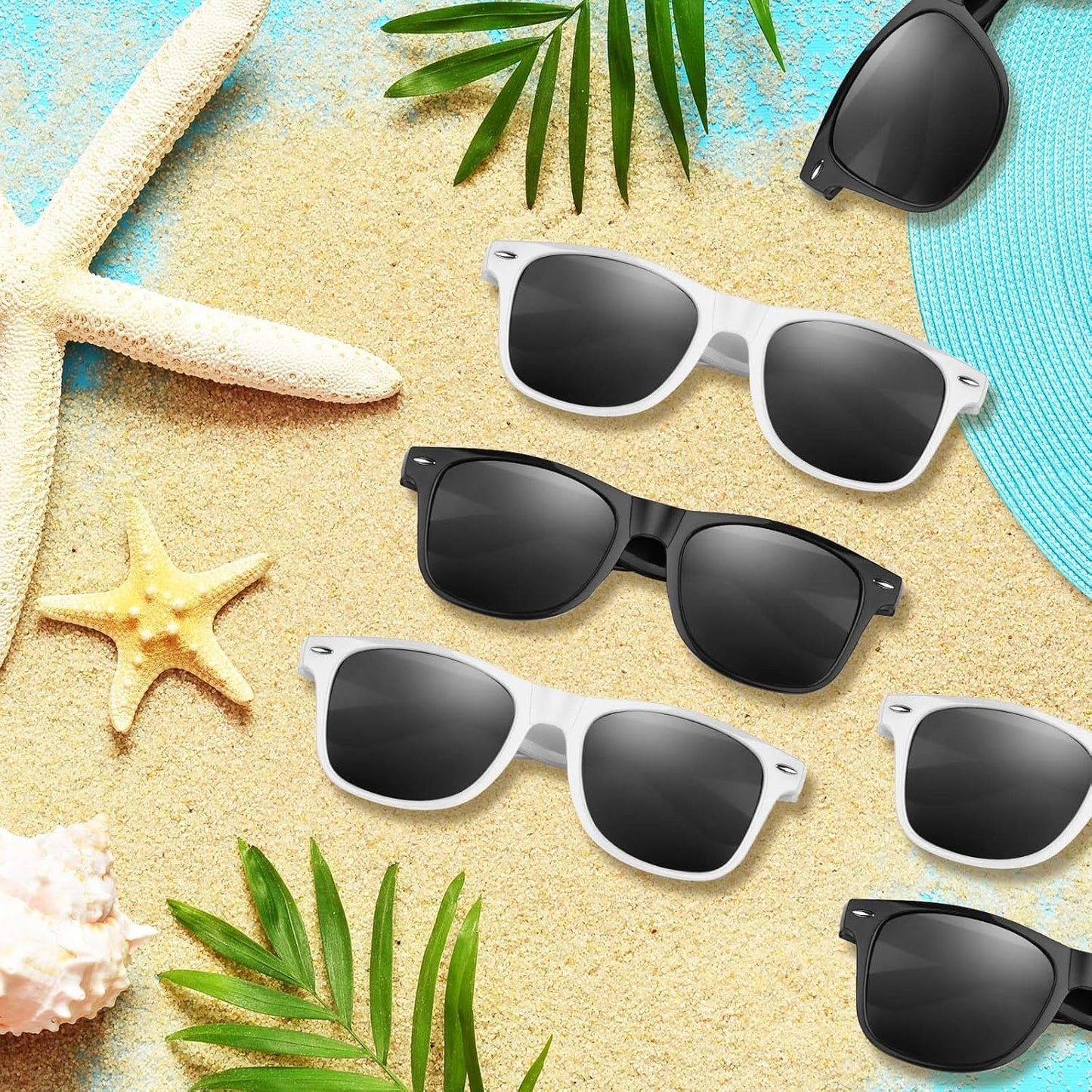ASTARON Sunglasses Bulk, 6/12/24/48 Pack Sunglasses Party Favors for Summer Beach Pool Birthday Wedding Party Supplies