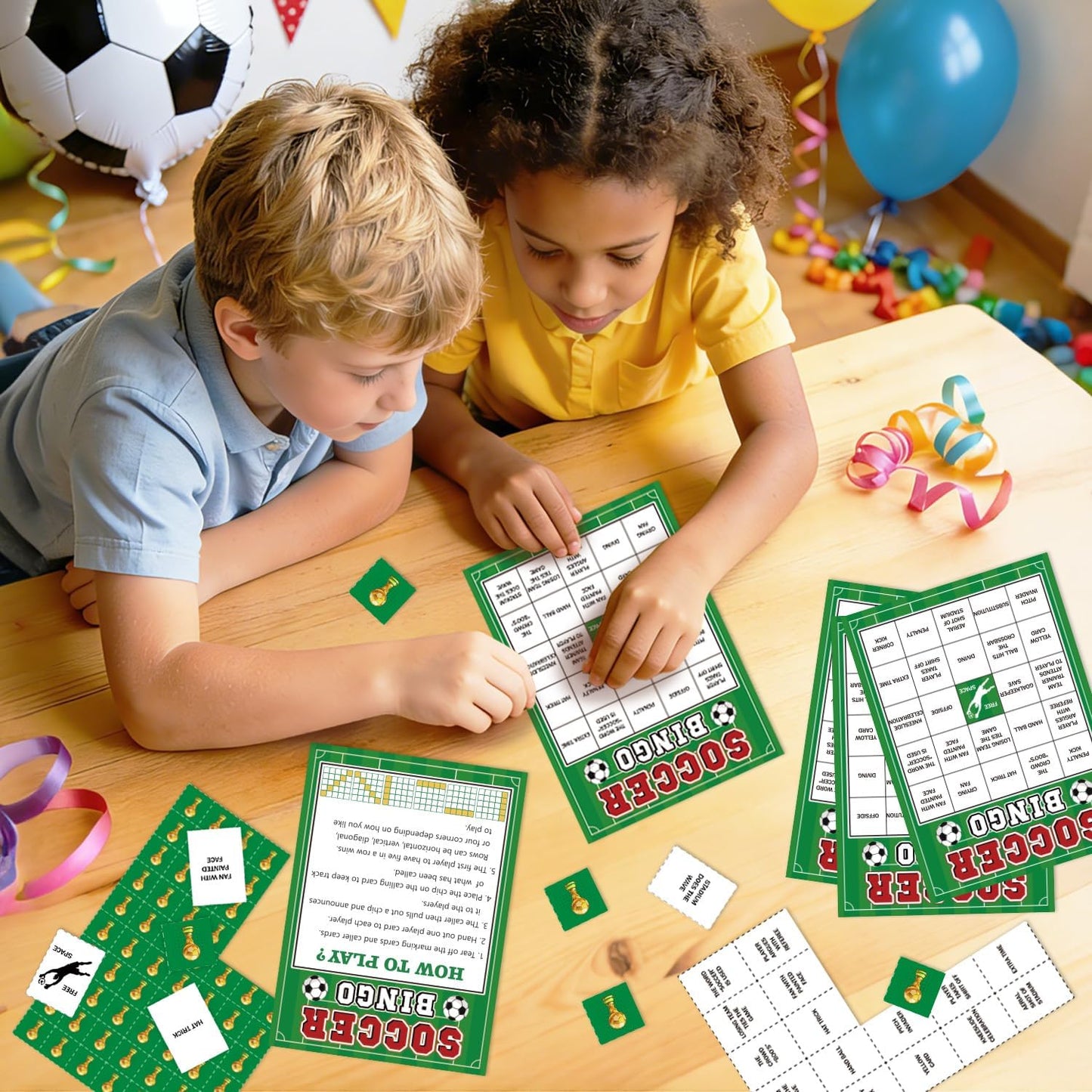 4th of July Bingo Game Set for 24 - Patriotic Party Activities, Independence Day Games for Family Reunion, School & Classroom Decorations – 5" x 7" Cards