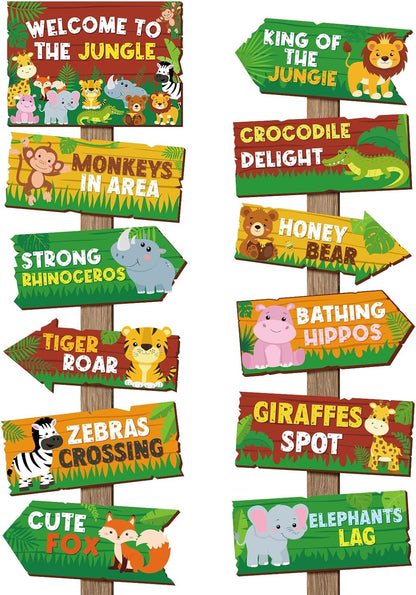 24 Pieces Retirement Decorations Retirement Party Directional Sign Retired Welcome Signs for Adults Retirement Themed Party Decorations Birthday Party Supplies