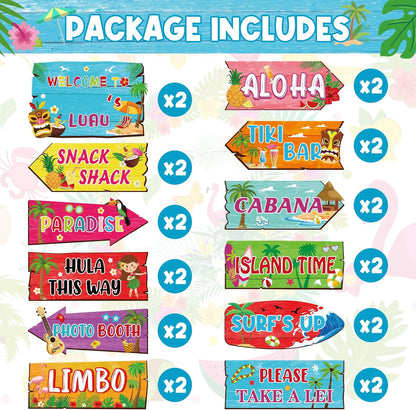 24 Pieces Retirement Decorations Retirement Party Directional Sign Retired Welcome Signs for Adults Retirement Themed Party Decorations Birthday Party Supplies