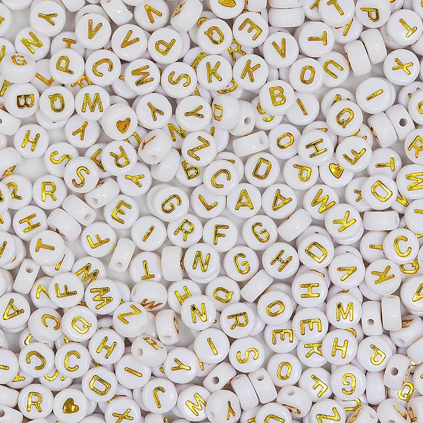 Melius 1450Pcs Acrylic Glow Letter Beads, Alphabetical Glowing in The Dark Beads in 28 Grid Box for Jewelry Making, DIY Bracelets, Necklaces, Key Chains (Glowing, 4x7mm)