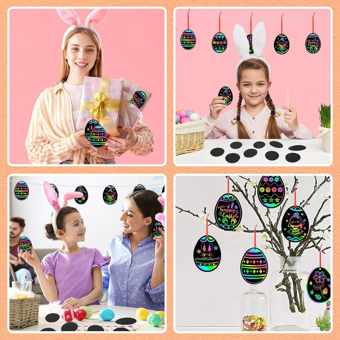 JULMELON 36 PCS Ocean Crafts, Rainbow Scratch Art Under The Sea Party Favors DIY Magic Color Summer Ocean Animals Scratch Cards for Summer Party Favors School Activities