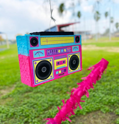 Jergrim Blue Monster Truck Piñata, Small 4 Piece Set, perfect for Kids Birthday Parties, Race Car Party Supplies fits piñata candy and party favors (17”X11”) Durable!