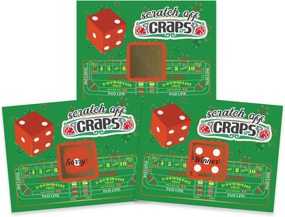 My Scratch Offs Casino Night Party Game - 26 Cards (24 Non-Bingo, 2 Bingo)