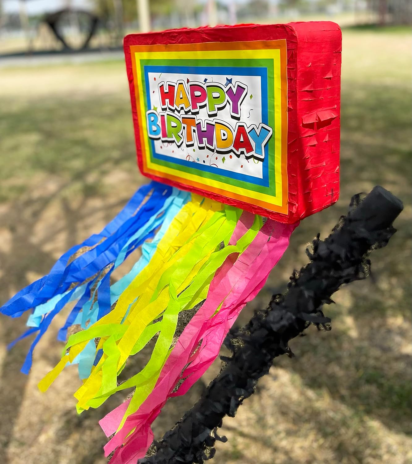 Jergrim Blue Monster Truck Piñata, Small 4 Piece Set, perfect for Kids Birthday Parties, Race Car Party Supplies fits piñata candy and party favors (17”X11”) Durable!