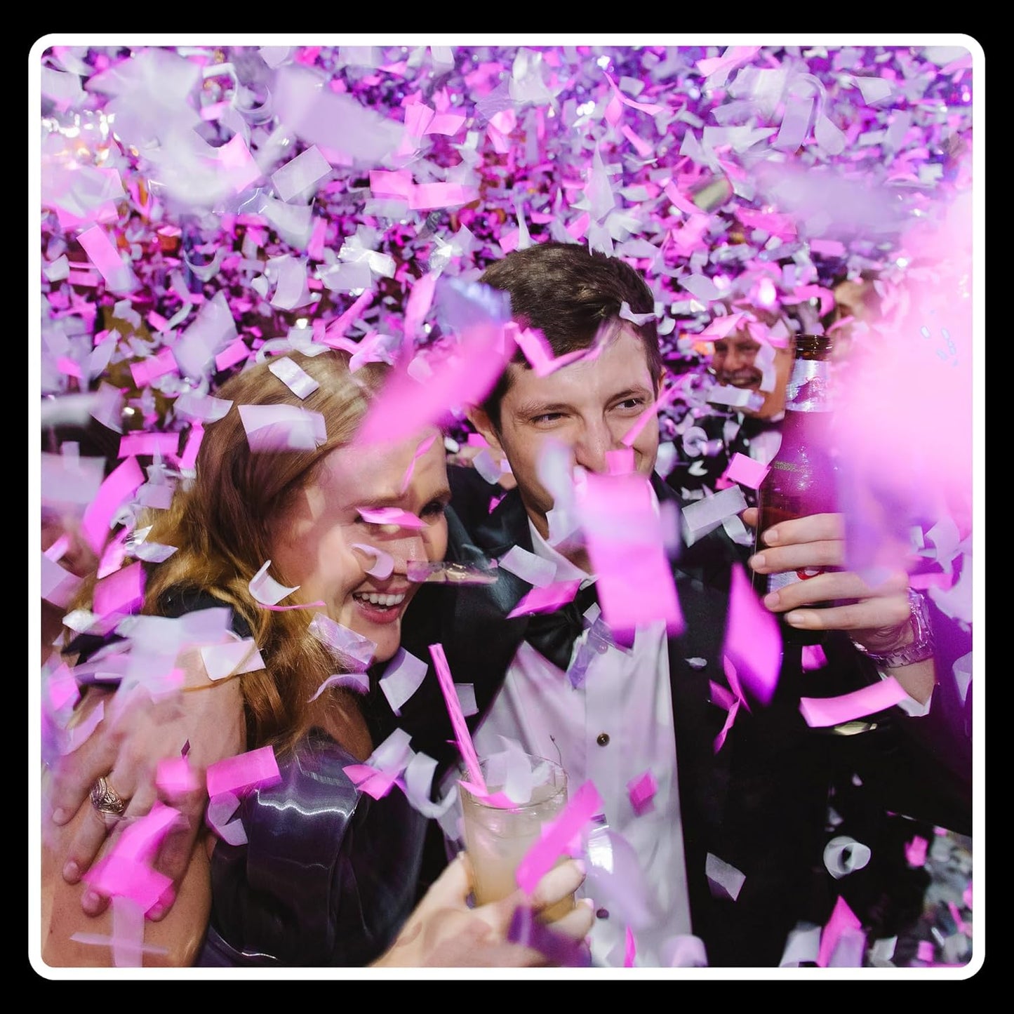 Ultimate Confetti, Multicolor Biodegradable Confetti - Rectangular Fluttering Tissue Paper Confetti for Cannon and Launcher use - Best for Holidays, Birthday, Wedding, and Parties - 1 lb, 16 oz