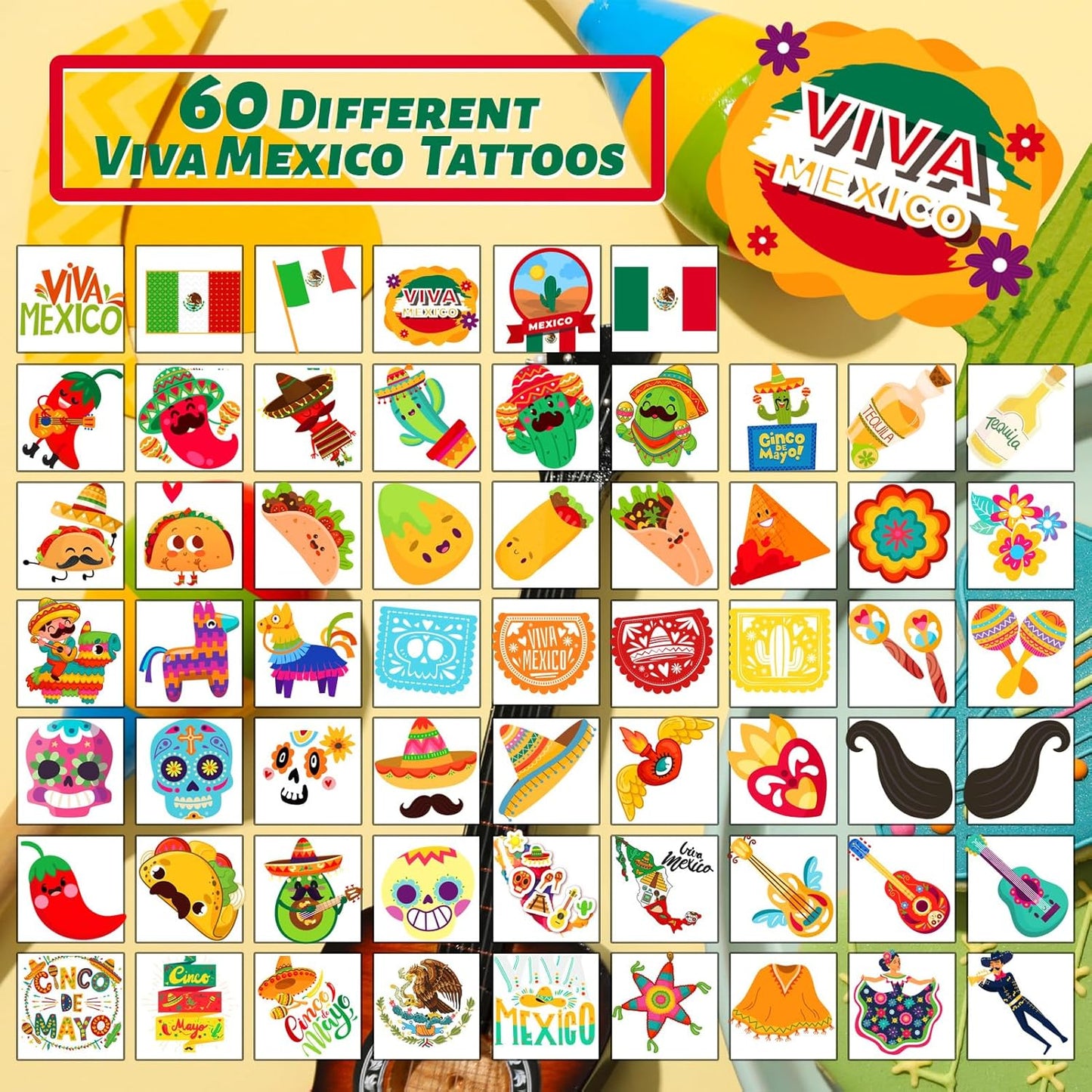 winthrop 240 Pcs Bulk Summer Temporary Tattoos for Kids, Individually Wrapped Safety Waterproof Tattoos, Best Choice for Hawaiian Luau Party Pool Beach Party Favors Classroom Matching Game, 60 Designs