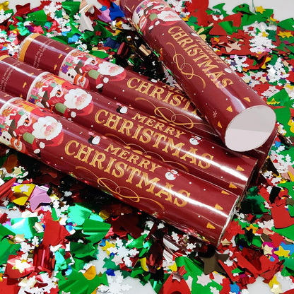 Confetti Cannons Confetti Poppers 5 Pack,15 Inch Gold Party Poppers Confetti Shooters, WORKKEEP Yello Confetti Pop for Birthday Wedding Celebration Halloween Decorations Air Powered Confetti Gun