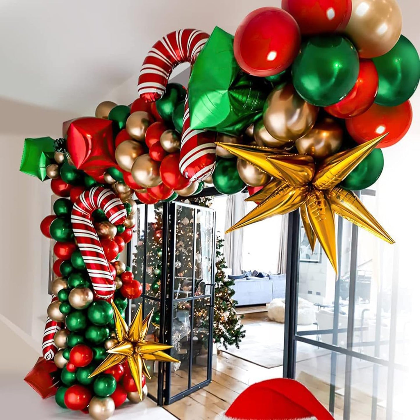 ZAKVOOR 60 Pcs Star Balloons 12 Spike Foil Explosion Party Decoration Balloons for Christmas New Year Eve Birthday (Silver)