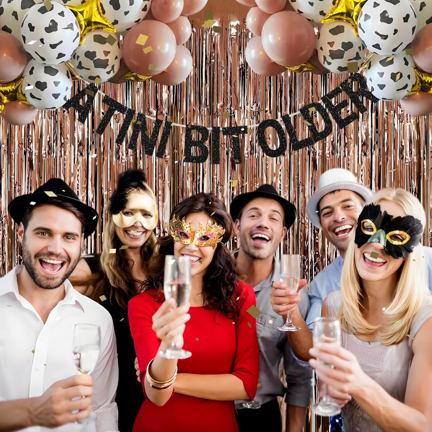 2 Pack Foil Curtain Backdrop Curtains Silver Tinsel Door Streamers Birthday Party Decorations Photo Booth Props for Disco Party Graduation Wedding Baby Shower Bachelorette Christmas Gender Reveal