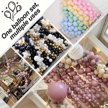 Gold Quick Link Balloons, 60PCS Linking for Balloon Wall Arch Chains, 6inch Linkable for Wedding Birthday Baby Shower Engagement Graduation Party Decorations