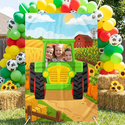 Serencatcher Engineer Party Decorations Photo Prop Backdrop 5x3.3ft Engineer Theme Cutout Backdrop Photo Booth Props Face in Hole Background Banner for Birthday Baby Shower Party Supplies Selfie Frame