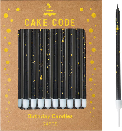 Pink Gold Long Thin Birthday Candles, Cake Candles, Birthday Parties, Wedding Decorations, Party Candles