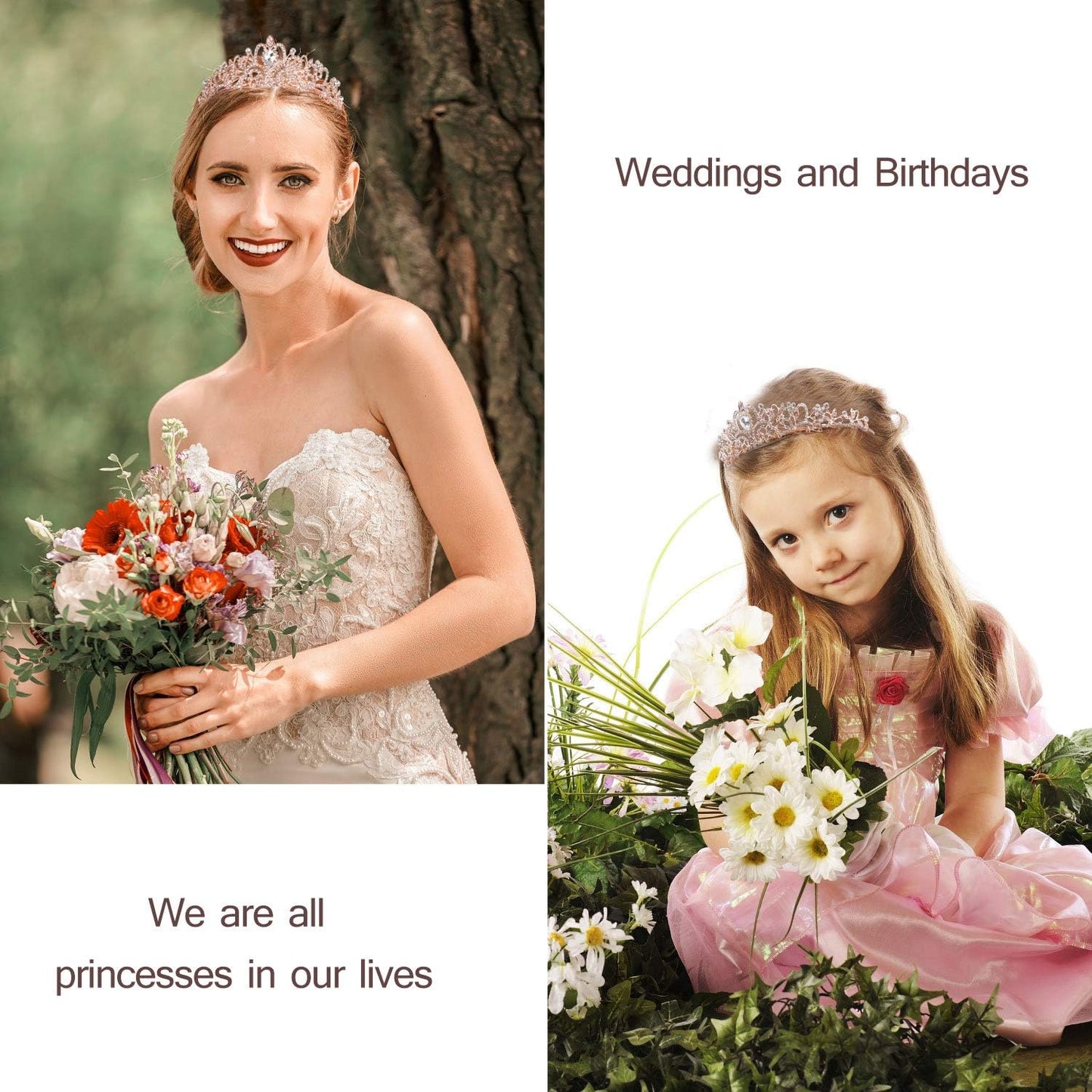 Happy Birthday Queen Tiara Crowns for Women, Red Sash, Party Favors Supplies Gift, 30th Decorations, Stuff Accessories