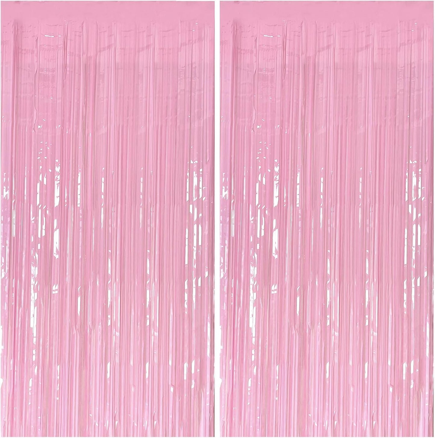 Tinsel Foil Fringe Curtains Wavy Backdrop for Parties Sparkle Metallic Wavy Foil Fringe Backdrop Curtain for Party Decorations Photo Booth Props for Birthday Graduation Wedding