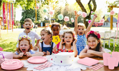 350 Pcs Black Plastic Plates For Party, Black Disposable Plates Set, 50 Of Each 9" Dinner Plate Set, 7" Dessert Plate, Cups, Napkins & Cutlery Plastic Dinnerware Set Exquisite