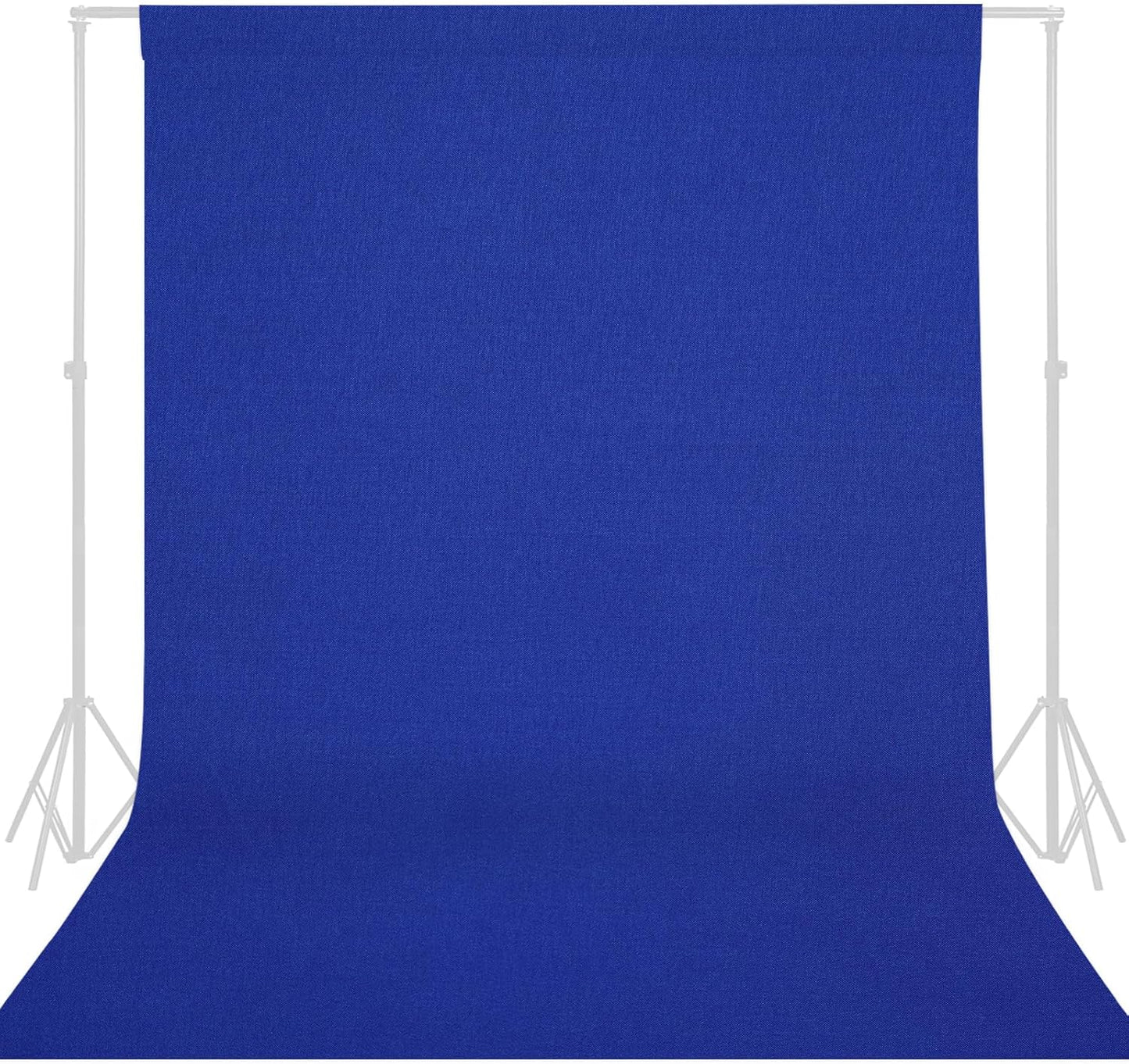 GFCC 8FTX10FT White Backdrop Background for Photography Photo Booth Backdrop for Photoshoot Background Screen Video Recording Parties Curtain