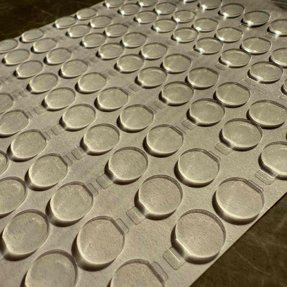 Clear Glue Dots Removable Sticky Tack, Waterproof Poster Putty Double Sided Dots for Party Decoration Picture (100, 0.39'' * 0.79'' Rectangle)