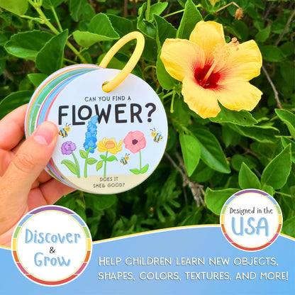Children's Scavenger Hunt | Toddler Activities | Games for 2, 3 Year Old's & Up | Kids Educational Scavenger Hunt Cards (Outdoor Edition)