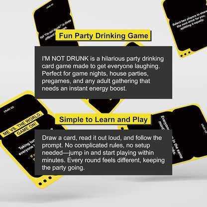 KAWAII KOI I’M NOT Drunk – Party Drinking Card Game for Game Night & Parties, Funny Party Game for Adults, Perfect for 21st Birthday & Bachelorette Parties