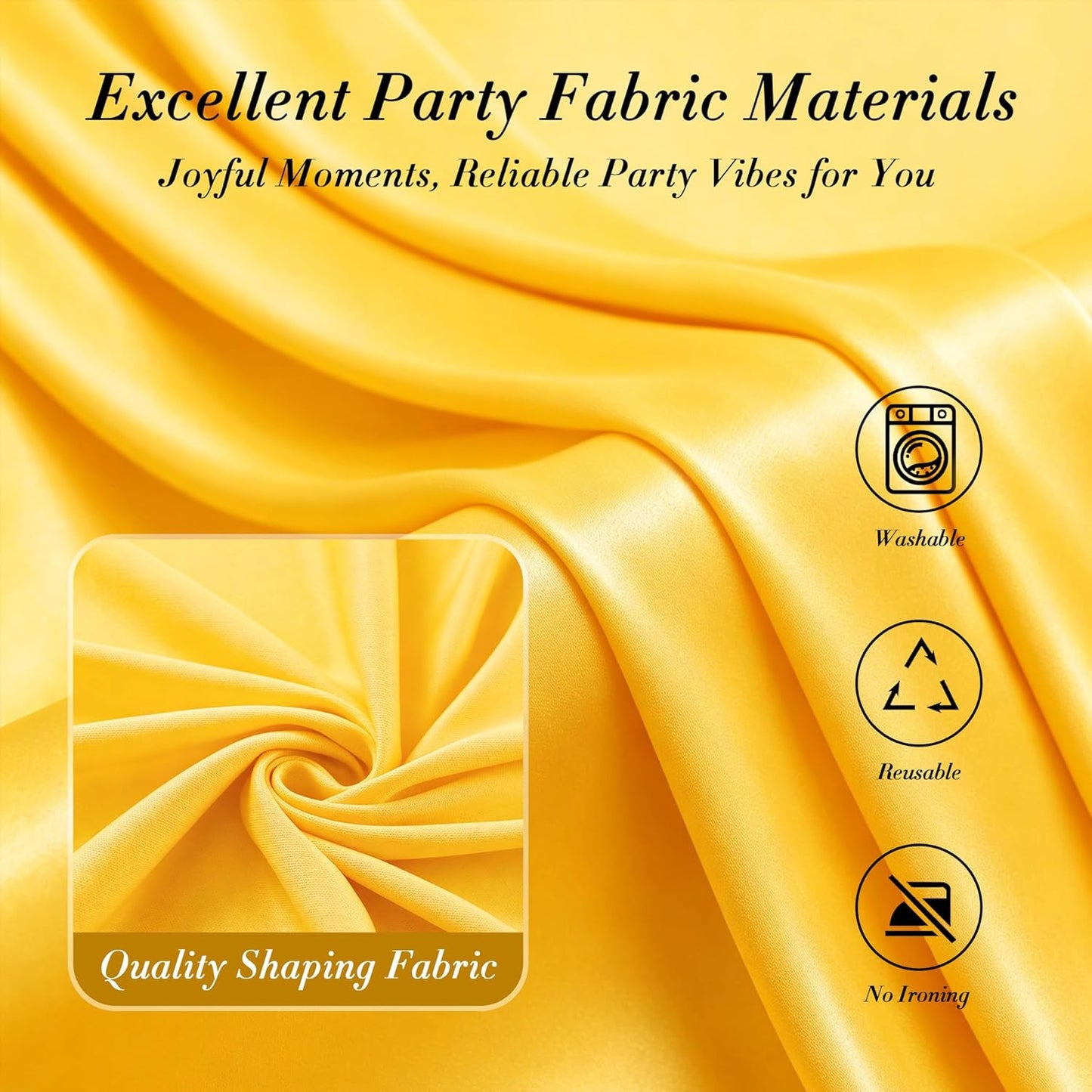 10 ft x 10 ft Wrinkle Free White Backdrop Curtains for Wedding Parties, Polyester Photography Backdrop Drapes for Birthday Parties Stage Backdrop Stand, 2 Panels 5x10FT Background Curtains