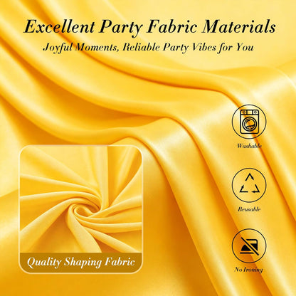 10 ft x 10 ft Wrinkle Free White Backdrop Curtains for Wedding Parties, Polyester Photography Backdrop Drapes for Birthday Parties Stage Backdrop Stand, 2 Panels 5x10FT Background Curtains
