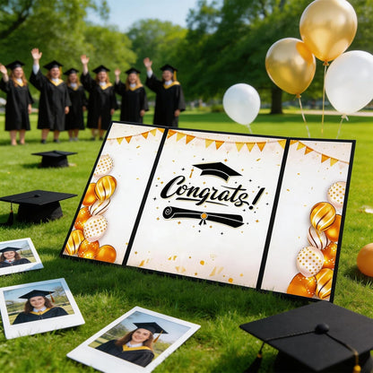 Graduation Signature Book, Black and Gold Graduation Guest Book 2026, Grad Party Decorations Class of 2026 Graduations Sign in Guest Books Favors Supplies, Signing Books for Graduations