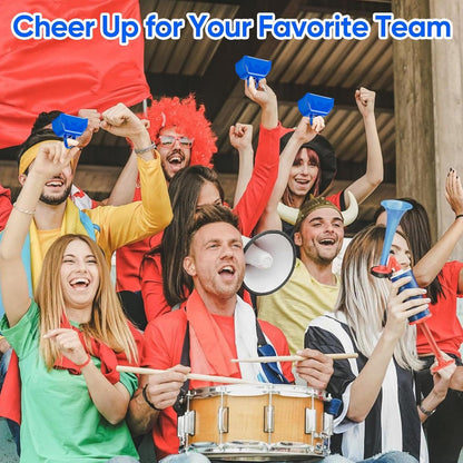 Cow Bells Noise Makers Red Cheering Bell for Sporting Events: 12 Pcs Metal Cowbells with Handle - Small Loud Bell Bulk Hand Percussion for Football Games Graduation Weddings-Red