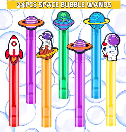 24PCS Animal Bubble Wands for Wild One Birthday Baby Shower Decorations Safari Jungle Theme Party Favors Supplies, Pinata Goodie Bags Filler, Classroom Prizes, Valentines Gifts, Easter Stuffers