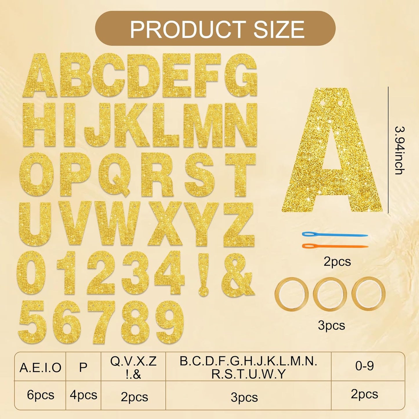 BEISHIDA 116 PCS A-Z DIY Letter Banner Kit Make Your Own Banner Including 111 Letters and Numbers 3 Rope and 2 Threading Device,Customized for Birthday Graduation Wedding Decor Black