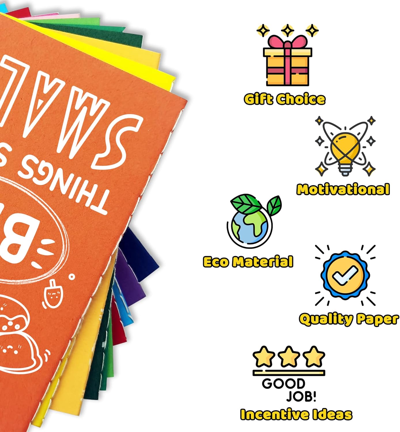 24 Packs - Gifts in Bulk Mini Inspirational Notebooks for Party Favors, Small Motivational Notepads, Cute Notebooks for Coworkers, Gifts from Teacher