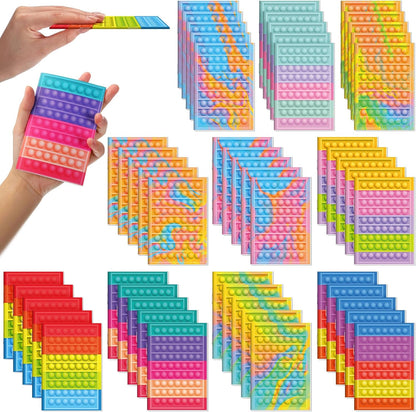 50 Pcs Mini Notebooks 4.92 x 3.35 Inch Small Pocket Notebooks Lined Notepad Portable for Students Office Notebook for Birthday Party Favors, 10 Styles Patterns