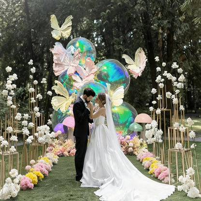 HILAVO Crown Balloons, Large Gold Foil Crown Balloons Gold Crowns Decoration for King and Queen Party Royalty Birthday Wedding Party Baby Shower Decorations Supplies