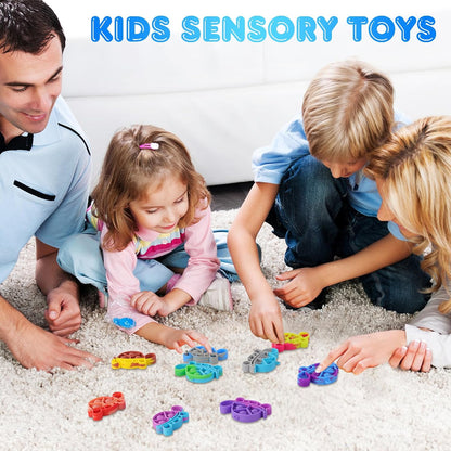 Pop Fidget Toys Bulk Its Party Favors for Kids 4-8 8-12 30 Pack Mini Pop Keychain It Small Fidgets for Classroom Prizes School End of Year Student Gifts from Teacher Birthday Goodie Bag Stuffers