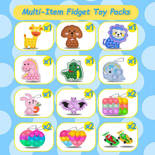 1000 Pcs Party Favors for Kids, Fidget Toys Bulk, Prizes for Kids, Fidget Stocking Stuffers Birthday Party Gifts, Carnival Treasure Classroom Prizes Box, Goodie Bag Stuffers