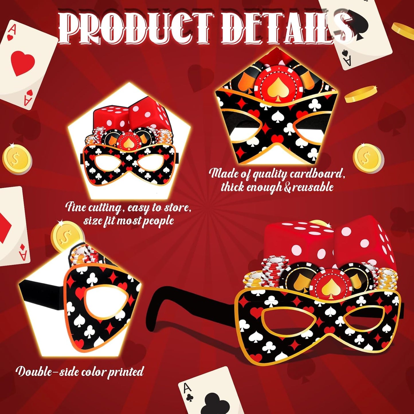 32 Pcs Spa Party Favors Paper Glasses Makeup Paper Eyeglasses Frames Spa Photo Booth Props Selfie Props for Makeup Birthday Party Decorations