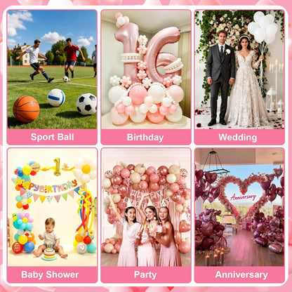 Ball Pump Balloon Pumps Electric, Balloon Pump Portable Long Animal Balloon Pump, Electric Blower Machine Inflator Basketball Pump 260 Balloon Pump for Party/Wedding/Birthday Decorations