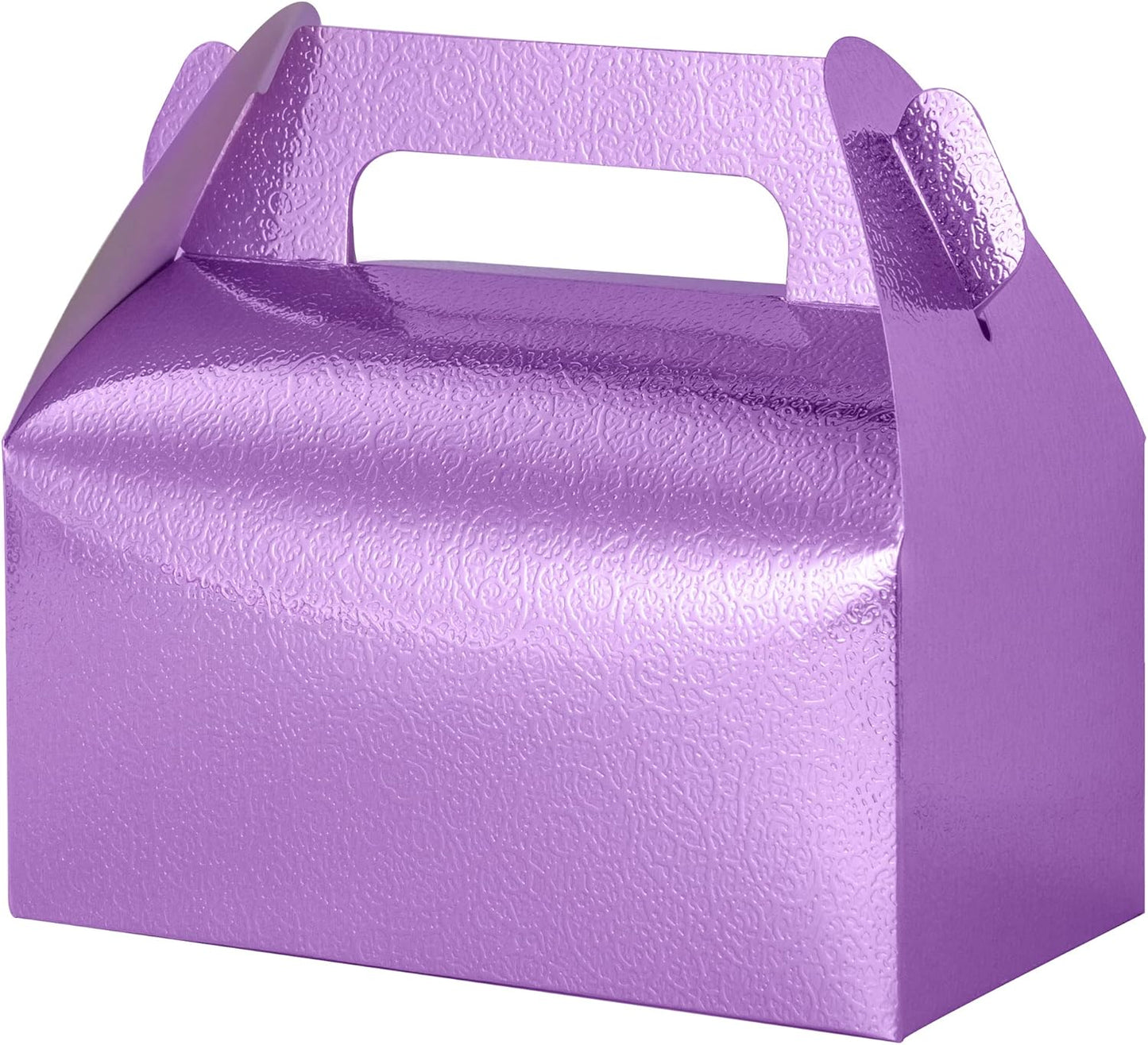 UnicoPak 30 Pack Party Favor Boxes Treat Boxes, White Gable Gift Boxes for Party Favors Goodies Cookies Treats Candies Meals Lunch, 6.5x3.5x3.5 Inches