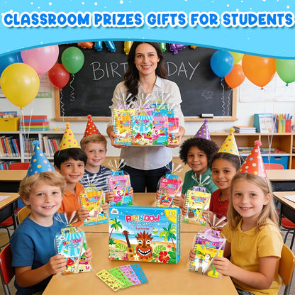 ZMLM 24 Pack Scratch Art Party Favors: Birthday Party Favors for Kids 4-8, Bulk Rainbow Scratch Notebook Paper Pads, Goodie Bags Stuffers Girls Boys Classroom Gifts Crafts Toys