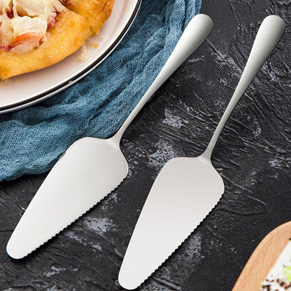 Cake Pie Servers Set,Stainless Steel Pizza Cake Slicer Server,Cake Cutter with Serrated Edges for Kitchens Restaurants Brithday Parties Set of 6