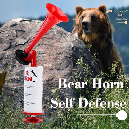 Air Horn for Boat Graduation Party Sports Events Beer Horns Dog Air Horn Self Defense Portable Air Pump Horn(ABS large handheld horn)