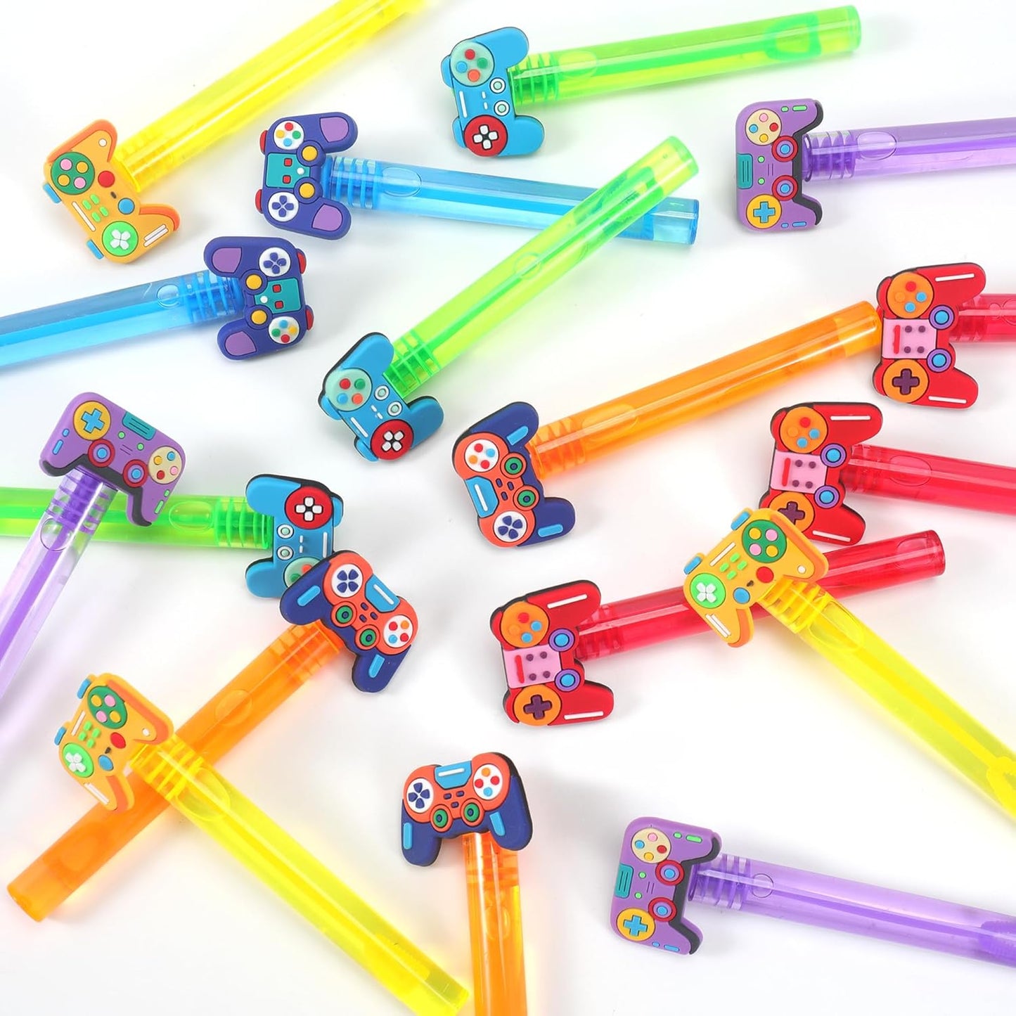 24PCS Animal Bubble Wands for Wild One Birthday Baby Shower Decorations Safari Jungle Theme Party Favors Supplies, Pinata Goodie Bags Filler, Classroom Prizes, Valentines Gifts, Easter Stuffers