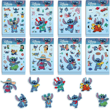 24 Sheets Cool Monster Sticker Cute Cartoon Charaters Make Your Own Sticker, Make a Face Stickers Party Favors Activities Gifts (c)