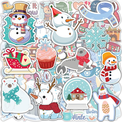OHOME 100 PCS Water Bottle Stickers for Kids,Cute Animal Aesthetic Sticker Pack - Waterproof Vinyl Kawaii Stickers for Girls Boy Classroom Prizes,Party Favors for Scrapbook, Laptops, Journal,Birthday