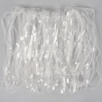 Rubber Bands Large 8inx0.2in Clear Rubber Band 50Pcs for Balloon Arch Elastic Tying Bands Rubber Bands for Office Crafts Transparent TPU Rubberband Clear Elastic for Home Office Crafts